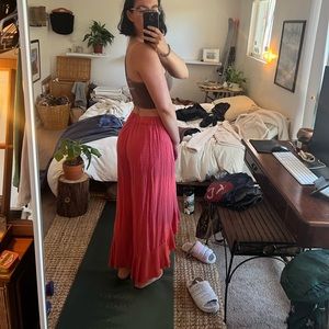 Sold Out Planet Blue Pink Flowy Beachy Pants